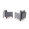 Fauteuil moderne en tissu Celia