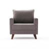 Fauteuil moderne en tissu Celia
