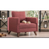Fauteuil moderne en tissu Celia