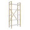 Etagère industrielle H 180 cm en métal gold Booker