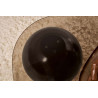 Table basse noire moderne en verre Evina