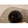 Table basse noire moderne en verre Evina