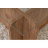 Table basse moderne rectangulaire en verre Flavie