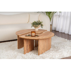 Table basse ronde contemporaine Morza