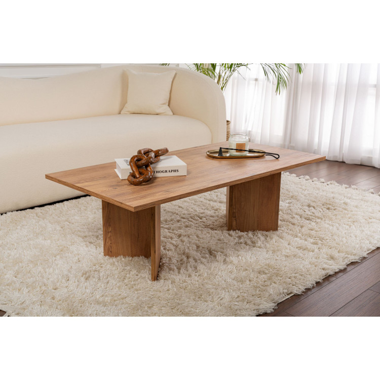 Table basse rectangulaire contemporaine Sabine