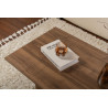 Table basse rectangulaire contemporaine Sabine