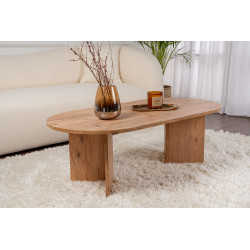 Table basse ovale contemporaine Sabine