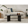 Table basse ovale contemporaine Sabine