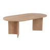 Table basse ovale contemporaine Sabine