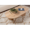 Table basse ovale contemporaine Sabine