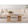 Table basse ovale contemporaine Sabine