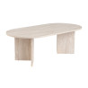 Table basse ovale contemporaine Sabine