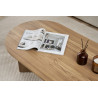 Table basse ovale contemporaine Sabine
