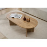 Table basse ovale contemporaine Sabine