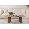 Table basse ovale contemporaine Sabine