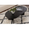 Table basse ovale contemporaine Sabine
