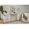 Console ovale contemporaine Sabine