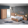 Chambre adulte complète contemporaine chêne français Erwan