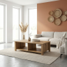 Table basse contemporaine chêne etna Bonno
