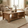 Table basse contemporaine chêne etna Bonno
