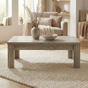 Table basse contemporaine coloris ch&ecirc;ne gris Vigo