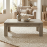Table basse contemporaine coloris chêne gris Vigo
