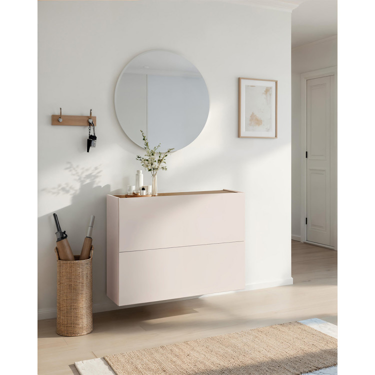 Meuble à chaussures suspendu moderne cachemire/mercure Runny