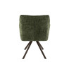 Fauteuil rotatif moderne en tissu Marcus (lot de 2)