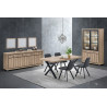 Buffet/bahut contemporain 224 cm chêne summer Eluard