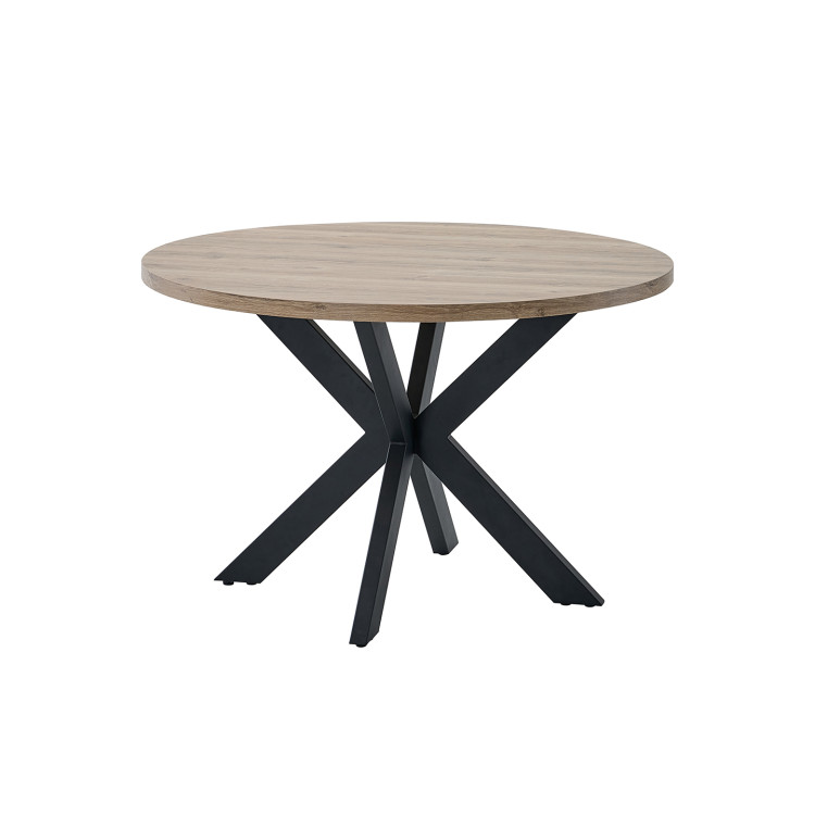 table de salle à manger ronde contemporaine chêne summer Eluard