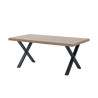 Table à manger rectangulaire contemporaine chêne summer Eluard