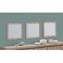 Miroir rectangulaire contemporain ch&ecirc;ne summer Eluard