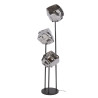 Lampadaire moderne en métal noir artic 3 lampes Roc
