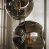 Lampadaire moderne 3 lampes en métal bronze Stelline