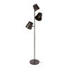 Lampadaire industriel en métal brun 3 lampes amovibles Tommy