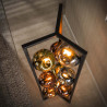 Lampadaire moderne 9 lampes en verre tricolore Stelline