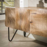 Meuble TV 160 cm style nature en manguier massif Riviera