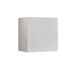 Rangement mural carré moderne blanc brillant Neros