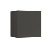 Rangement mural carré moderne anthracite mat Neros