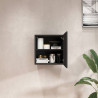 Rangement mural carré moderne anthracite mat Neros