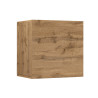 Rangement mural carré moderne chêne wotan Neros