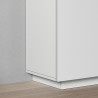 Armoire de bureau moderne H 166 cm blanc mat Essly