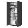 Armoire de bureau moderne H 166 cm anthracite mat Essly