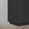 Armoire de bureau moderne H 166 cm anthracite mat Essly