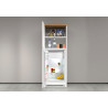 Meuble pour frigo encastrable 60 cm blanc/chêne wotan Solena