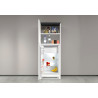 Meuble pour frigo encastrable 60 cm blanc/béton Solena