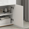 Buffet/bahut moderne 80 cm blanc/chêne wotan Grana