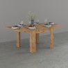 Table de salle à manger extensible 90/180 cm chêne wotan Jessica