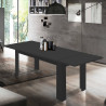 Table de salle à manger extensible 140/190 cm anthracite mat Jessica