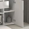Buffet/bahut moderne 180 cm blanc brillant Enaya